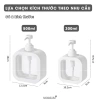 Chai chiết xà phòng trong suốt UCHUU - Bình đựng sữa tắm, dầu gội du lịch, lọ nhựa vòi bơm khóa, chỉ 31.000đ 7
