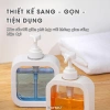 Chai chiết xà phòng trong suốt UCHUU - Bình đựng sữa tắm, dầu gội du lịch, lọ nhựa vòi bơm khóa, chỉ 31.000đ 9
