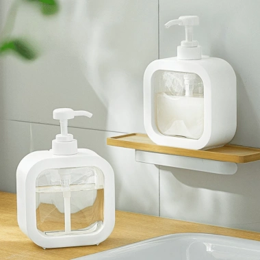 Chai đựng dầu gội, sữa tắm, nước rửa tay 300ml-500ml - Thiết kế căn gác nhỏ, giá chỉ 35.000 VND