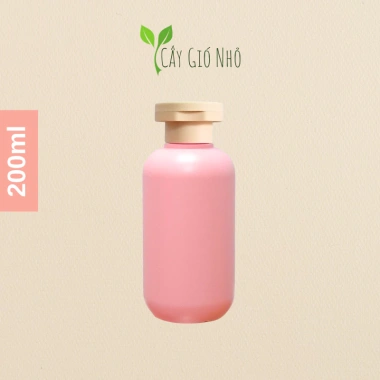 Chai Đựng Dầu Gội và Sữa Tắm 200ml Hồng - Bình Chiết 3 Sắc Độ Cây Gió Nhỏ 17k 10