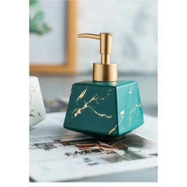 Chai Đựng Sữa Tắm Dầu Gội Vuông 260ml Gốm Sứ Cao Cấp CS04 Khách Sạn Giá 100k