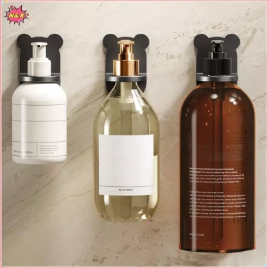 Chai Gel Tắm Đa Năng N & X - Điều Chỉnh Dầu Gội, Xà Phòng, Tay, Móc Treo Tường, Miễn Phí Đấm, Giá 49.060₫ 8