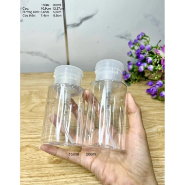 Chai lọ nhựa 150ml-200ml đựng an toàn toner, tẩy trang, nước hoa hồng - Giá chỉ 14.000đ