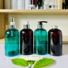Chai lọ nhựa 350ml dạng bầu tròn, màu Nâu/Xanh/Xanh Ngọc/Trong/Trắng Sứ, vòi nhấn tiện lợi, lưu trữ dầu gội và sữa tắm - Giá chỉ 8.100₫ 2