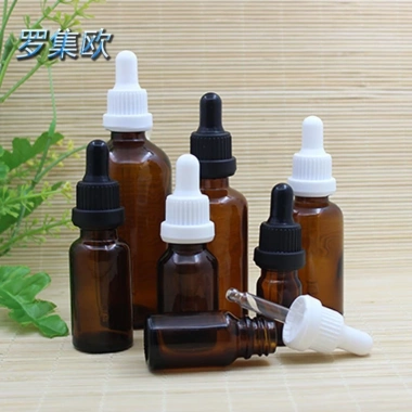Chai Lọ Thủy Tinh Lọ Chiết Serum Bóp Giọt Khoen Đen 5-100ml Giá chỉ 3.000đ