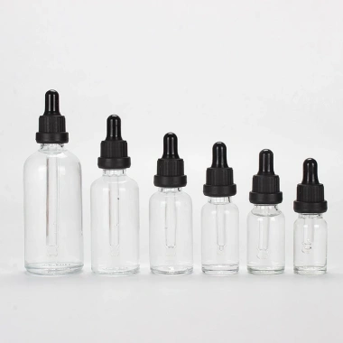 Chai Lọ Thủy Tinh Lọ Chiết Serum Bóp Giọt Khoen Đen 5-100ml Giá chỉ 3.000đ