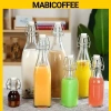 Chai Nắp Cài Thủy Tinh Loại Dầy + Gọng Inox 304 250ml 500ml 750ml 1.000ml Combo Giá Rẻ 29.700 VND