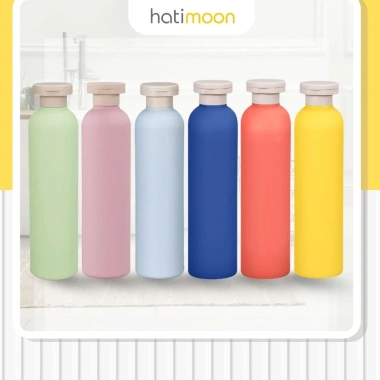 Chai nhựa nắp bật HATIMOON - Thiết kế thân cao, dung tích 200/260/400ml, phù hợp chiết dầu gội, sữa tắm, mỹ phẩm - Giá chỉ 22.000 VND