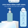 Chai nhựa rỗng 200ml chiết dầu gội, sữa tắm, gel rửa tay chuẩn ISO - có vòi bơm, giá chỉ 10.476 VND