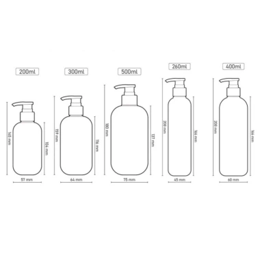 Chai nhựa rỗng đựng dầu gội đầu bơm 200-500ml, dễ dùng, giá ưu đãi 36.288 VND
