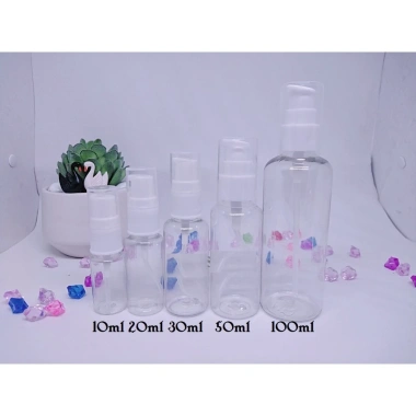 Chai nhựa vòi nhấn ngắn Xịt Giọt 5-100ml - Lọ chiết mỹ phẩm, giá chỉ 4.500đ