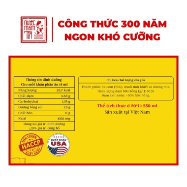 Chai Nước Mắm Tĩn Cá Cơm Ruột Đỏ Đạm 60N 250ml - Truyền Thống Sạch Ưu Đãi 111.800 VND