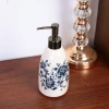 Chai nước rửa tay gốm MAOYE66SY hoa cổ điển, rỗng, hộp đựng xà phòng lỏng chống rò rỉ 6