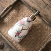 Chai nước rửa tay gốm MAOYE66SY hoa cổ điển, rỗng, hộp đựng xà phòng lỏng chống rò rỉ 7