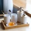 Chai Nước Rửa Tay Máy Bơm Xà Phòng Tre - Bình Tắm Di Động Phong Cách Bắc Âu 4