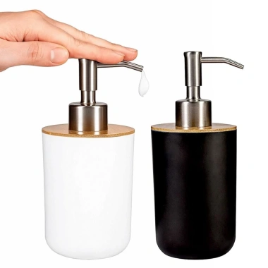 Chai Nước Rửa Tay Máy Bơm Xà Phòng Tre - Bình Tắm Di Động Phong Cách Bắc Âu 9