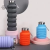 Chai Nước Silicon Ncvhrt Gập Nhỏ Gọn - Dùng Được Cà Phê, Du Lịch Ngoài Trời, Thể Thao, Gấp Lại Dễ Dàng