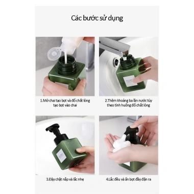 Chai pha chế đa năng 24.000đ giảm, dùng cho dầu gội, kem dưỡng da, bọt sữa rửa mặt 8 Chai pha chế đa năng 24.000đ giảm, dùng cho dầu gội, kem dưỡng da, bọt sữa rửa mặt 8