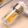 Chai pha trà thủy tinh cao cấp, cốc du lịch chống rò rỉ, treo tường đôi - 98.700đ 10