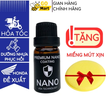 Chai phục hồi nhựa nhám Nano 10ml Cao Cấp - Làm đen nhanh, giá 27.000đ - Vario Exciter