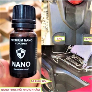 Chai phục hồi nhựa nhám Nano 10ml Cao Cấp - Làm đen nhanh, giá 27.000đ - Vario Exciter