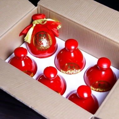 Chai rượu nhỏ rỗng cao cấp, tùy chỉnh - Bán buôn 196,000₫ (Giá gốc 254,800₫)