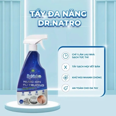 Chai tẩy đa năng Dr Natro 500ml công nghệ ion từ trường - Tẩy sạch viết bẩn, vết ố, nhọ nồi, chỉ 145.000₫ 5 Chai tẩy đa năng Dr Natro 500ml công nghệ ion từ trường - Tẩy sạch viết bẩn, vết ố, nhọ nồi, chỉ 145.000₫ 5
