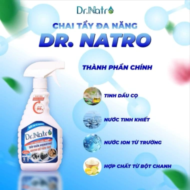 Chai Tẩy Đa Năng Dr natro 500ml - Ion Từ Trường, Tẩy Sạch Vết Bẩn, Giá 55.000₫ 8
