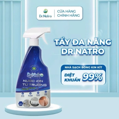 Chai tẩy đa năng Dr Natro 500ml ion từ trường - Tẩy siêu sạch vết bẩn, ố nhọ nồi, giá 145.000đ