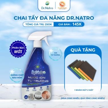 Chai tẩy đa năng Dr Natro Siêu sạch công nghệ ion từ trường – Giá 160.000₫
