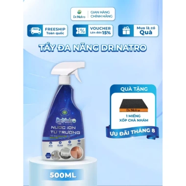 Chai tẩy đa năng Dr.Natro 500ml - Tẩy sạch mọi vết bẩn, tặng miếng chà nhám 2 Chai tẩy đa năng Dr.Natro 500ml - Tẩy sạch mọi vết bẩn, tặng miếng chà nhám 2