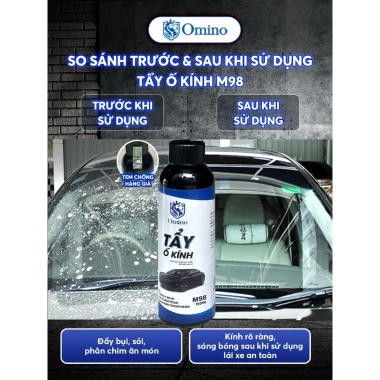 Chai tẩy ố kính OMINO M98 - Tẩy cặn canxi, làm sạch kính xe ố mốc, chỉ 138.089₫ 7