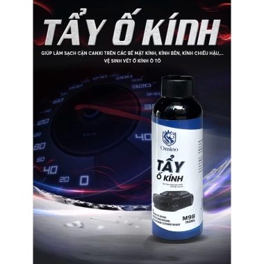 Chai tẩy ố kính OMINO M98 - Tẩy cặn canxi, làm sạch kính xe ố mốc, chỉ 138.089₫ 8