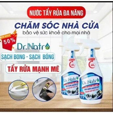 Chai tẩy rửa nhà bếp Dr Natro 500ml Siêu sạch vết bẩn ION, chỉ 67.500₫