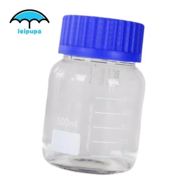Chai thuốc thử trong suốt tròn, lưu trữ chất lỏng cho phòng thí nghiệm - Giá ưu đãi 110.000₫