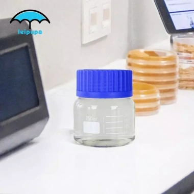 Chai thuốc thử trong suốt tròn, lưu trữ chất lỏng cho phòng thí nghiệm - Giá ưu đãi 110.000₫