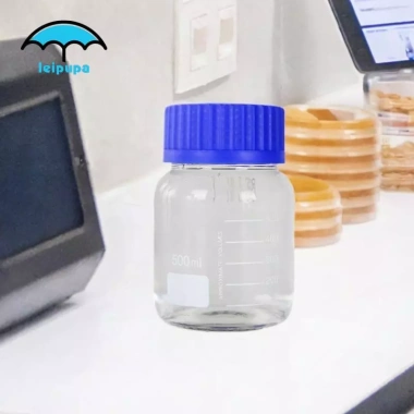 Chai thuốc thử trong suốt tròn, lưu trữ chất lỏng cho phòng thí nghiệm - Giá ưu đãi 110.000₫