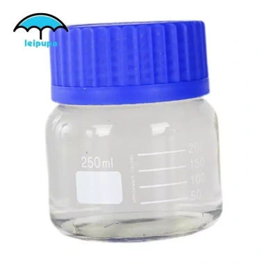 Chai thuốc thử trong suốt tròn, lưu trữ chất lỏng cho phòng thí nghiệm - Giá ưu đãi 110.000₫