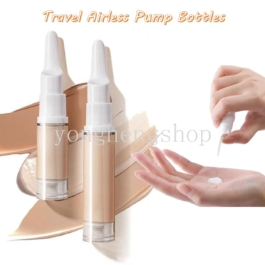 Chai Trống 5/10/15ml Chất Lỏng Nền Đổ Lại Hộp Mỹ Phẩm Chống Oxy Hóa, Bơm Chân Không, Du Lịch - 17.600₫