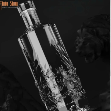 Chai TT Rượu Trụ Tròn Hươu Sao 500ml – Thủy tinh, trái cây men, quà tặng 60.000đ
