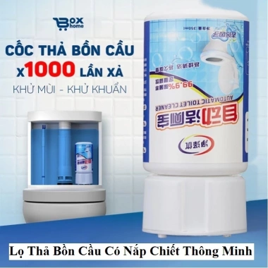 Chai vệ sinh toilet Lan 960ml - Lọ thả bồn cầu nắp chiết thông minh, 2 đầu LMS, chỉ 18.700₫ 8 Chai vệ sinh toilet Lan 960ml - Lọ thả bồn cầu nắp chiết thông minh, 2 đầu LMS, chỉ 18.700₫ 8
