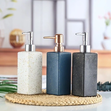 Chai vòi nhấn 400ml sang trọng đựng nước rửa tay, dầu gội, sữa tắm - Giá 94.743₫