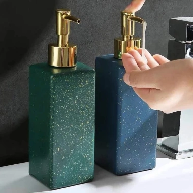 Chai vòi nhấn 400ml sang trọng đựng nước rửa tay, dầu gội, sữa tắm - Giá 94.743₫