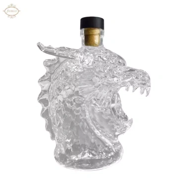 Chai whisky thủy tinh động vật - bình rượu trang trí sang trọng cho khách sạn, nhà hàng, quà tặng