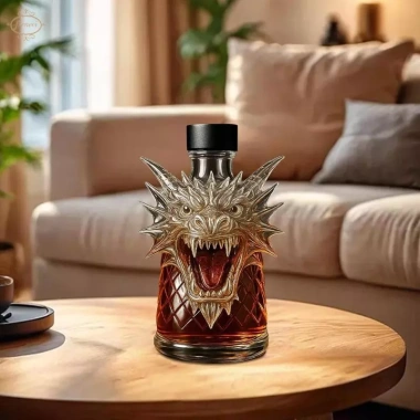 Chai whisky thủy tinh động vật - bình rượu trang trí sang trọng cho khách sạn, nhà hàng, quà tặng 6 Chai whisky thủy tinh động vật - bình rượu trang trí sang trọng cho khách sạn, nhà hàng, quà tặng 6