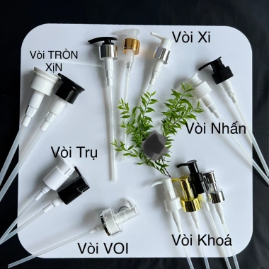 Chai Xanh vòi nhấn set 5 đựng dầu gội, sữa tắm 100-300ml - bump, giá 40.000₫