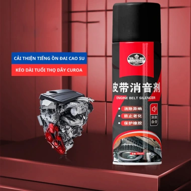 Chai xịt bảo dưỡng dây Curoa LUJESHI 300ml chính hãng - Phục hồi cao su dầu, 89.000₫ Chai xịt bảo dưỡng dây Curoa LUJESHI 300ml chính hãng - Phục hồi cao su dầu, 89.000₫
