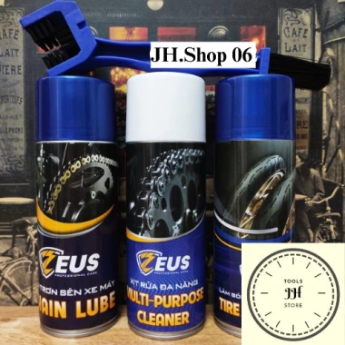Chai xịt bảo dưỡng sên Zeus – Vệ sinh, làm bóng dàn nhựa, giá ưu đãi 47.687đ
