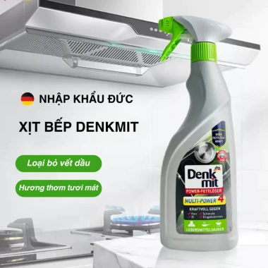 Chai xịt bếp Denkmit 750ml - Tẩy dầu mỡ nhanh, hút mùi nhập khẩu Đức, 129.000₫