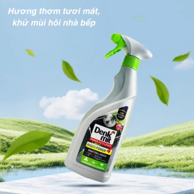 Chai xịt bếp Denkmit 750ml - Tẩy dầu mỡ nhanh, hút mùi nhập khẩu Đức, 129.000₫